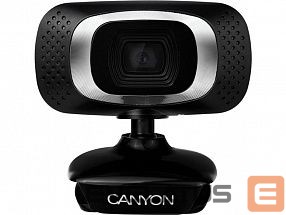 Vaizdo kamera Canyon  Webcam 720P HD with USB2.0 connector 360 Black
