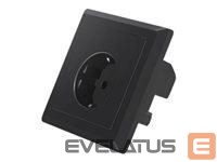 Maitinimo blokas Lanberg  LANBERG AC-WS01-USB2-F-B AC Wall Socket 