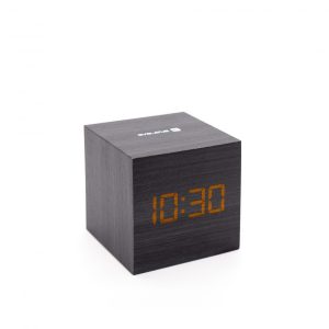 Sieniniai ir vidiniai laikrodžiai Evelatus  Multifunctional Clock EMC02 Black
