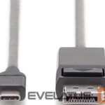 Monitoriaus priedas Digitus  USB Type-C adapter cable USB-C to DP, 2 m 