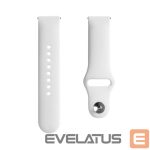 Dirželis Evelatus  Evelatus Watch 22mm Silicone Loop Watch Straps (S/M 110mm) White