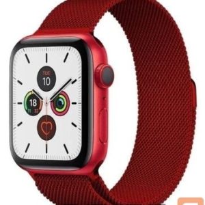 Dirželis iLike Apple Magnetic Strap Watch 7 7/8 41mm Magnetic Band Bracelet Bracelet Red