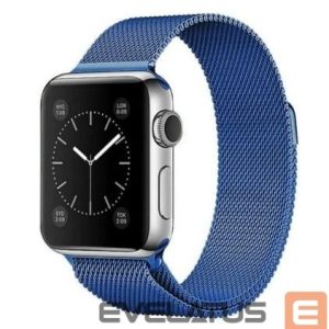 Dirželis iLike Apple Magnetic Strap Watch 7 45mm Magnetic Band Bracelet Blue