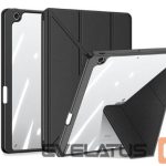 Knygos tipo dėklas Dux Ducis  Magi case for iPad 10.9 2022 (10 gen.) cover with stylus holder smart cover stand Black
