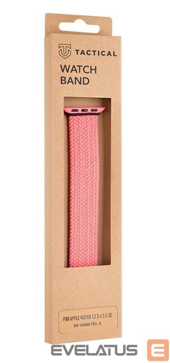 Dirželis Tactical Apple Watch 38mm / 40mm Size S Braided String Band Pink