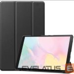 Knygos tipo dėklas Evelatus  Galaxy Tab A7 10.4 (2022) with imitate microfiber inside Black
