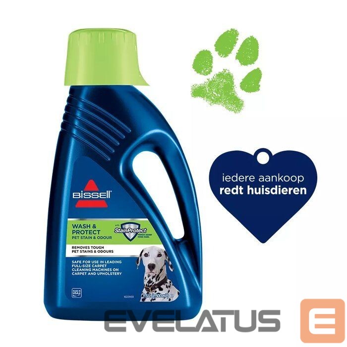 Dulkių siurblio priedas Bissell Wash & Protect Pet Formula 1500 ml, 1 pc(s)