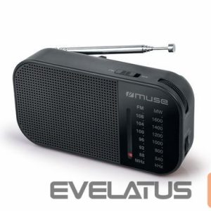 Interaktyvus sprendimas Muse  M-025 R, Portable radio, Black 