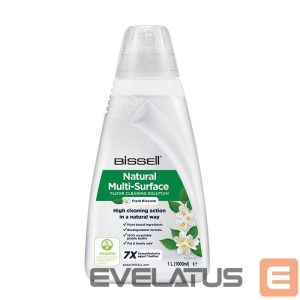 Dulkių siurblio priedas Bissell  Natural Multi-Surface Floor Cleaning Solution for   CrossWave, SpinWave, SpinWave Robot & HydroWave machines, 1000 ml 