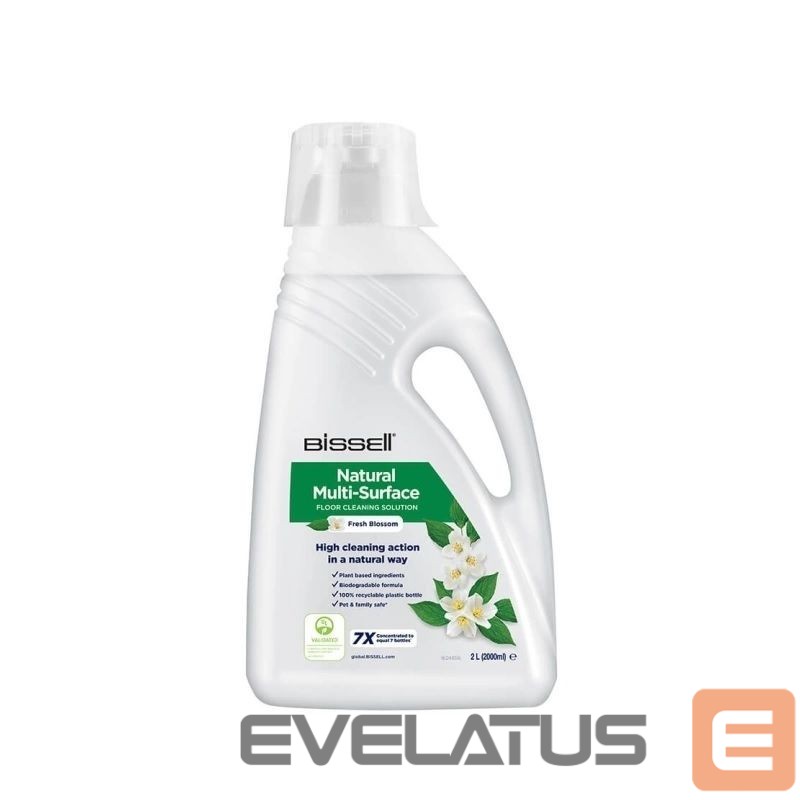 Dulkių siurblio priedas Bissell Natural Multi-Surface Floor Cleaning Solution for CrossWave, SpinWave, SpinWave Robot & HydroWave machines, 2000 ml