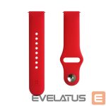 Dirželis Evelatus  Evelatus 20mm Silicone Loop Watch Straps (S/M 110mm) Red