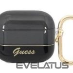 Dėklai ausinėms Guess Apple AirPods 3 Translucent Case Black