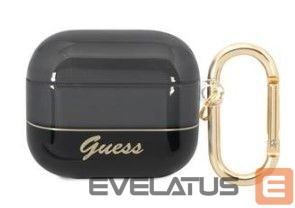 Dėklai ausinėms Guess Apple AirPods 3 Translucent Case Black