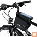 Dviračio priedas iLike Universal frame bike bag bicycle pannier waterproof phone case 1.5l Black