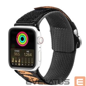 Dirželis Dux Ducis  Strap (Outdoor Version) strap for Apple Watch Ultra, SE, 8, 7, 6, 5, 4, 3, 2, 1 (49, 45, 44, 42 mm) nylon Black Orange