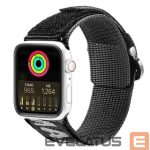 Dirželis Dux Ducis  Strap (Outdoor Version) Strap for Apple Watch Ultra, SE, 8, 7, 6, 5, 4, 3, 2, 1 (49, 45, 44, 42 mm) Nylon Band Black Silver