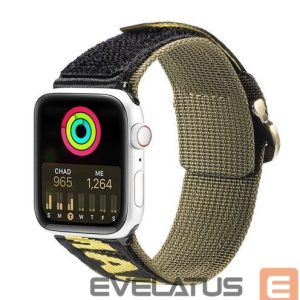 Dirželis Dux Ducis  Strap (Outdoor Version) strap Apple Watch Ultra, SE, 8, 7, 6, 5, 4, 3, 2, 1 (49, 45, 44, 42 mm) Black Yellow
