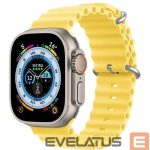 Dirželis Dux Ducis  Strap Watch Strap 8 / 7 / 6 / 5 / 4 / 3 / 2 / SE (41 / 40 / 38mm) Silicone Band Bracelet Yellow