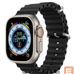 Dirželis Dux Ducis  Strap Watch Strap 8 / 7 / 6 / 5 / 4 / 3 / 2 / SE (41 / 40 / 38mm) Silicone Band Bracelet Black