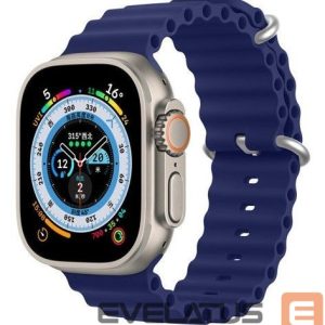 Dirželis Dux Ducis Apple Silicone Strap for Apple Watch 38/40/41/42MM Navy Blue