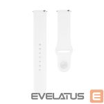 Dirželis Connect  22mm Silicone Loop Watch Strap (S/M 110mm) White