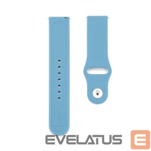 Dirželis Connect  22mm Silicone Loop Watch Strap (S/M 110mm) Blue