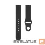 Dirželis Connect  20mm Silicone Loop Watch Strap (S/M 110mm) Black