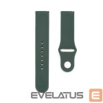 Dirželis Connect  20mm Silicone Loop Watch Strap (S/M 110mm) Olive
