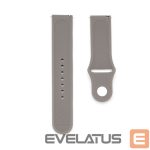 Dirželis Connect  20mm Silicone Loop Watch Strap (S/M 110mm) Gray