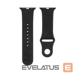Dirželis Connect  Watch 38/40/41mm Silicone Loop Watch Strap (110mm S/M) Black