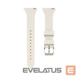 Dirželis Connect  20mm T-buckle Silicone Loop Watch Strap (130mm M/L) Silver