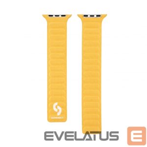 Dirželis Connect  Watch 42/44/45mm Fine woven twill magnetic chain Watch Straps Yellow