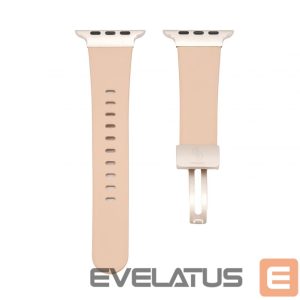 Dirželis Connect  Watch 38/40/41mm Single loop buckle leather Watch Straps Rose pink