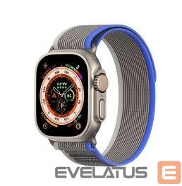 Dirželis Dux Ducis  Sport Velcro Strap for Apple Watch 38/40/41/42MM Grey Blue
