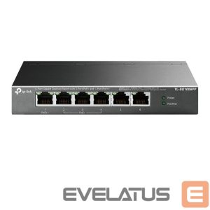 Jungikliai TP-Link  NET SWITCH 6PORT 3POE+/1POE++/TL-SG1006PP 