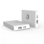 Stalinė lempa Elight  T1 Wall Fix Double Projection Led 1W battery Lamp 2700K with mooving / dusk sensor USB-C White