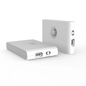 Stalinė lempa Elight  T1 Wall Fix Double Projection Led 1W battery Lamp 2700K with mooving / dusk sensor USB-C White