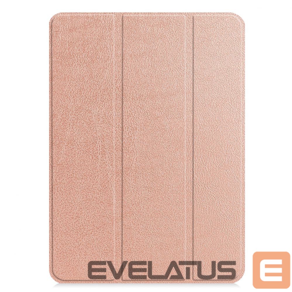 Knygos tipo dėklas iLike Galaxy Tab A9 / A11 8.7 X110 Tri-Fold Eco-Leather Stand Case Rose Gold