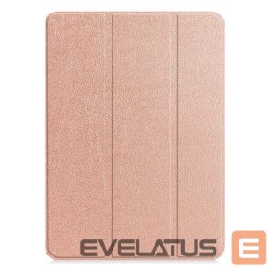 Knygos tipo dėklas iLike  Tab M9 9 TB310 Tri-Fold Eco-Leather Stand Case Rose Gold