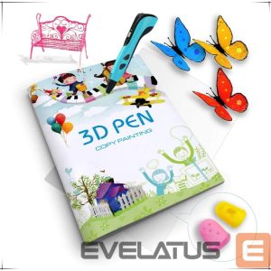 Kitas produktas iLike  S5 Painting Book for 3D Printing Pen figure creation and learning 22 Patern 