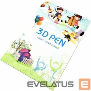Kitas produktas iLike  S6 Painting Book for 3D Printing Pen figure creation and learning 40 Patern 