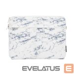 Nešiojamojo kompiuterio krepšys iLike  15-16 Inches Fabric Laptop Bag With Strap Marble White