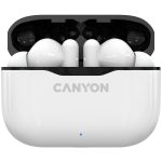 Belaidės ausinės Canyon  TWS-3 Bluetooth headset White