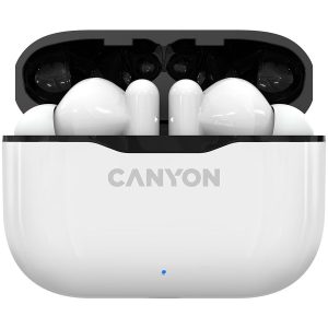 Belaidės ausinės Canyon  TWS-3 Bluetooth headset White