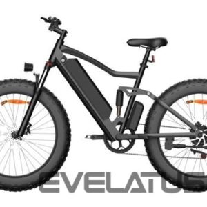 Elektriniai dviračiai iLike  Electric bike ONES1, 48V, 10AH, 26 collas, 500W, 25Km/h, IP54 Black