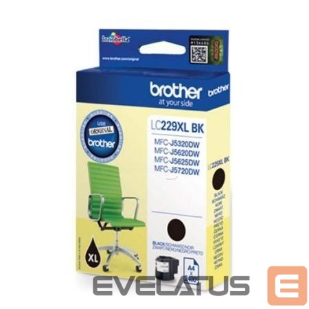 Eksploatacinės medžiagos spausdintuvams Brother LC-229XLBK Ink Cartridge, Black