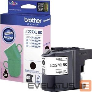 Eksploatacinės medžiagos spausdintuvams Brother  LC-227XLBK Ink Cartridge, Black 