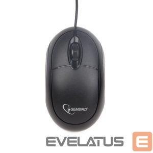 Kompiuterio pelė Gembird  MUS-U-01 Wired, Optical USB mouse, Black 