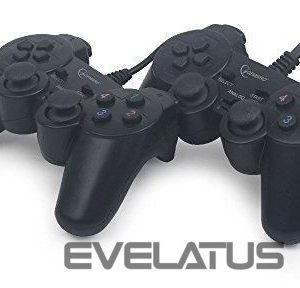 Kompiuterių kėdės / stalai Gembird  Double USB dual vibration gamepad 