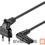 Kabelis Goobay  97350 Euro connection cord, both ends angled 2 m 